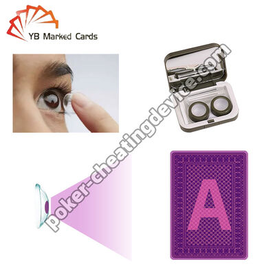 IR Contact Lenses for Invisible Ink Playing Cards – Strategic Poker Advantage