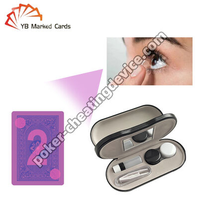Invisible Ink Contact Lenses to See Through Playing Cards – Gain Poker Edge