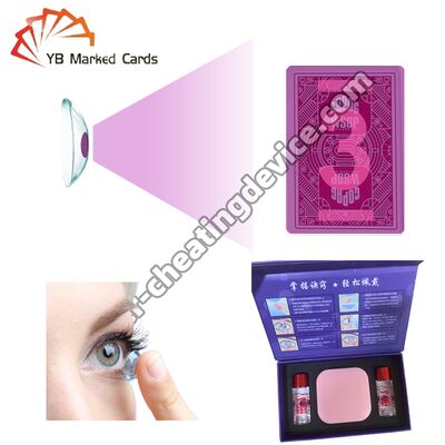 Poker Cheat Contact Lenses For Invisible Ink Playing Cards