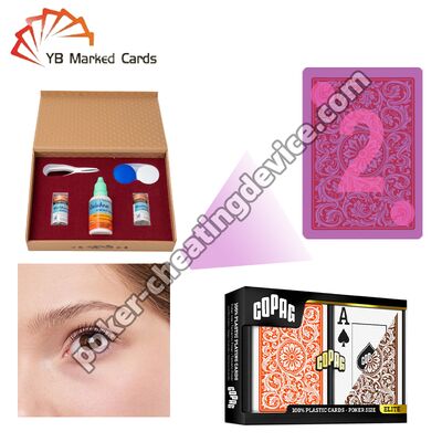 Invisible Ink Infrared Contact Lenses For Invisible Ink Playing Cards