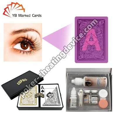 Poker Cheating Contact Lenses For Infrared Marked Cards