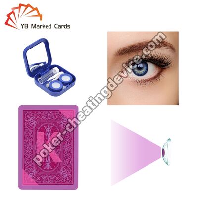 Marked Poker Cards Contact Lenses For Infrared Marked Cards