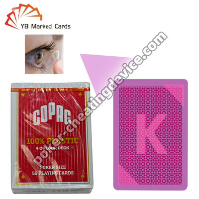 Copag 4 Colour Infrared Marked Playing Cards With Invisible Ink Markings
