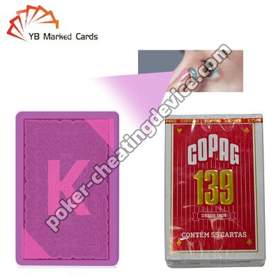 Copag 139 Invisible Ink Poker Cards With Invisible Infrared Luminous Ink