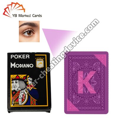 Modiano Back Marked Cards For Poker Cheat Contact Lenses