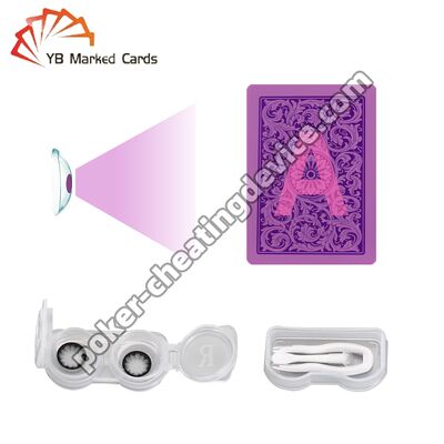 Infrared Contact Lenses For Invisible Ink Marked Cards