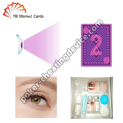 Poker Cheat Contact Lenses For Luminous Ink Marking Cards