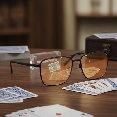 Stylish Invisible Ink Glasses to View Luminous/Invisible Marked Decks